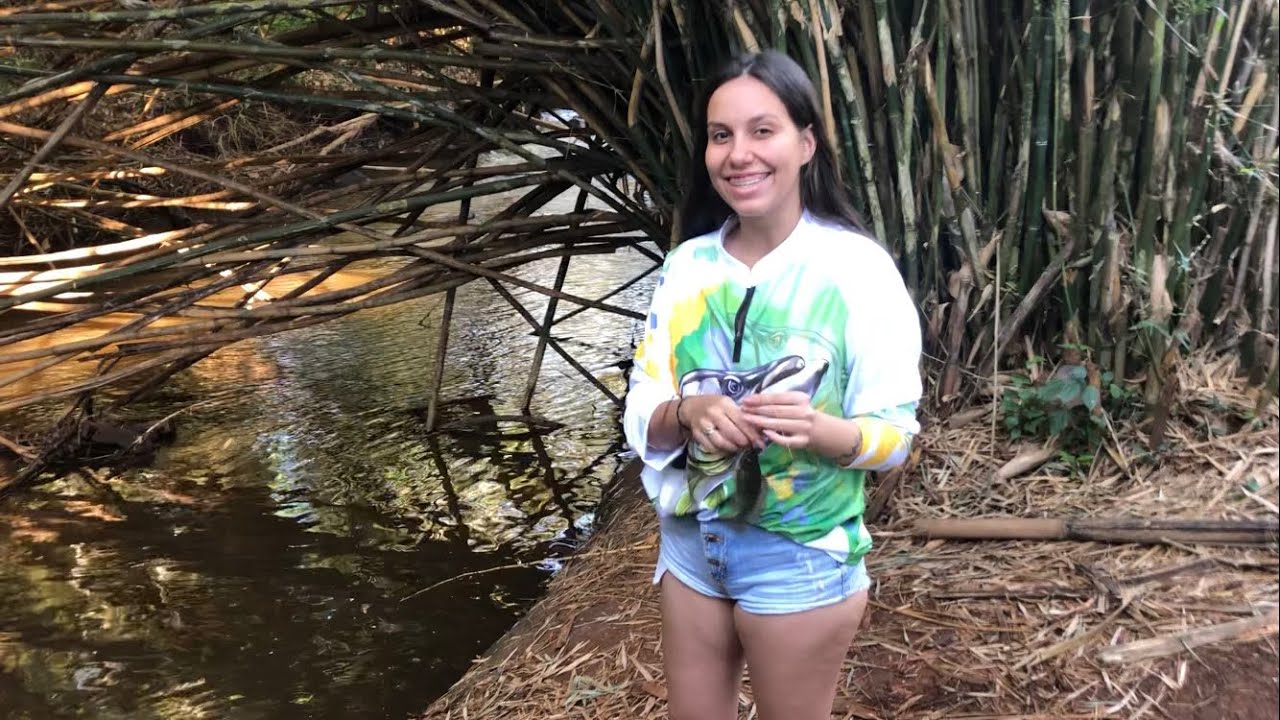 Pescaria caipira de tilapia não dava tempo de respira