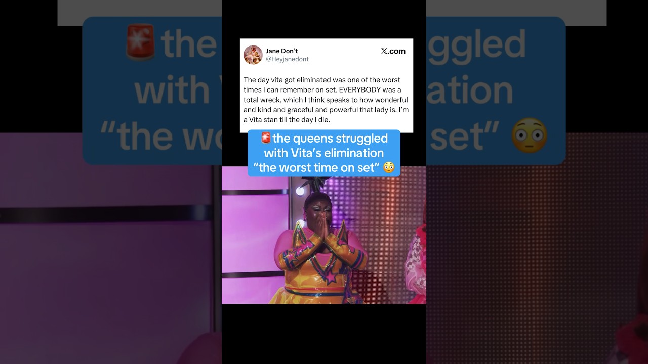 🚨the queens struggled with Vita&rsquo;s elimination #dragrace