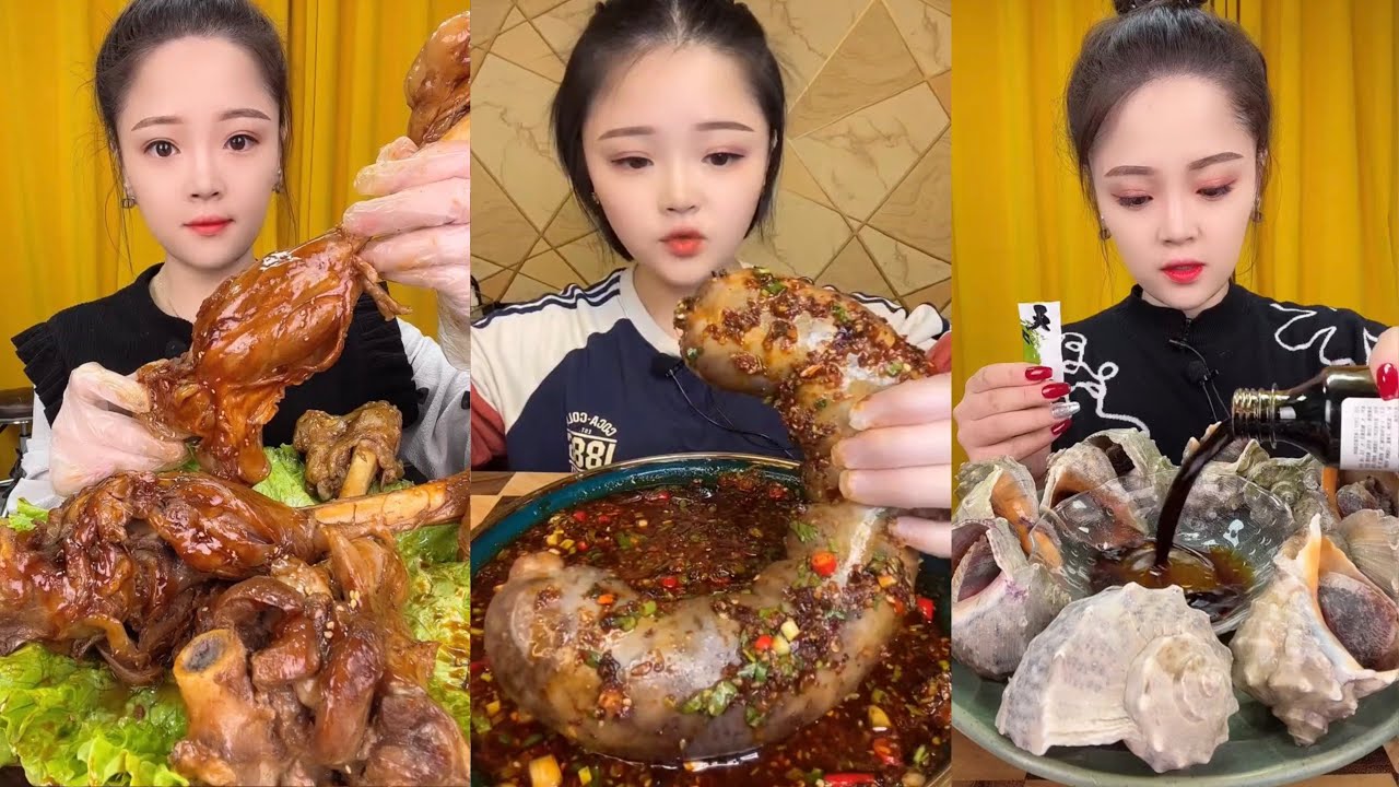 ASMR MUKBANG | Red Braised Pork Belly 
