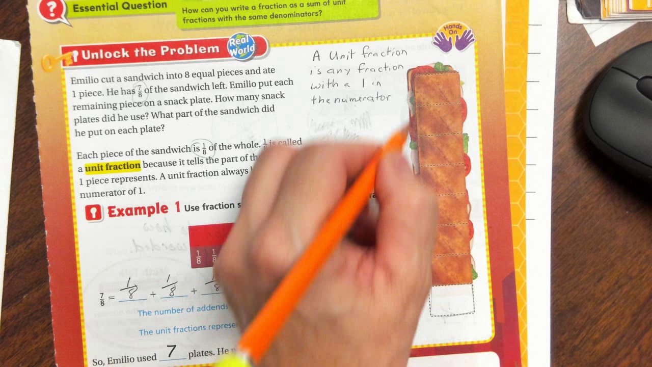 Nov. 11th Class video - unit fractions