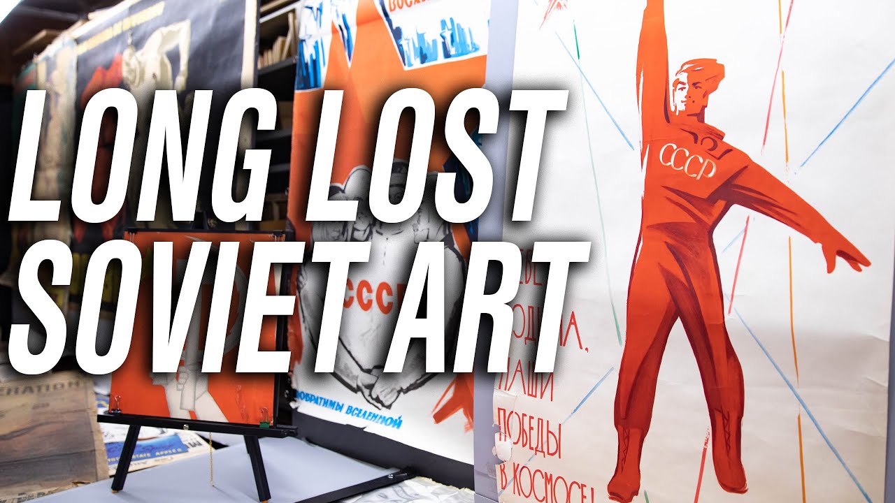 Adam Savage Examines Long-Lost Soviet Art!