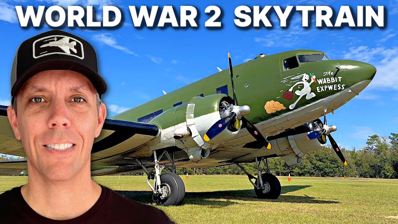 Flying an 80-Year-Old LEGENDARY C-47 (DC-3)!