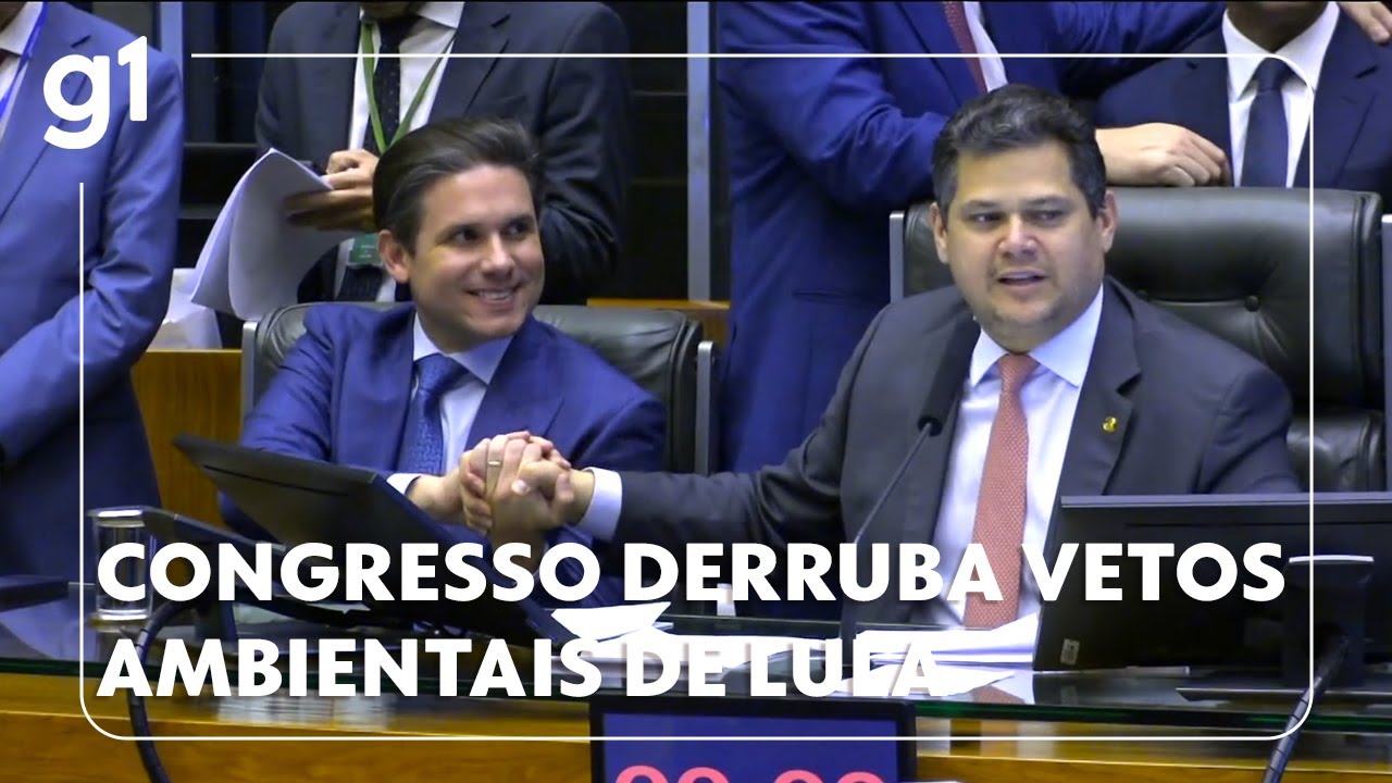 Congresso derruba vetos ambientais e causa nova derrota ao governo Lula