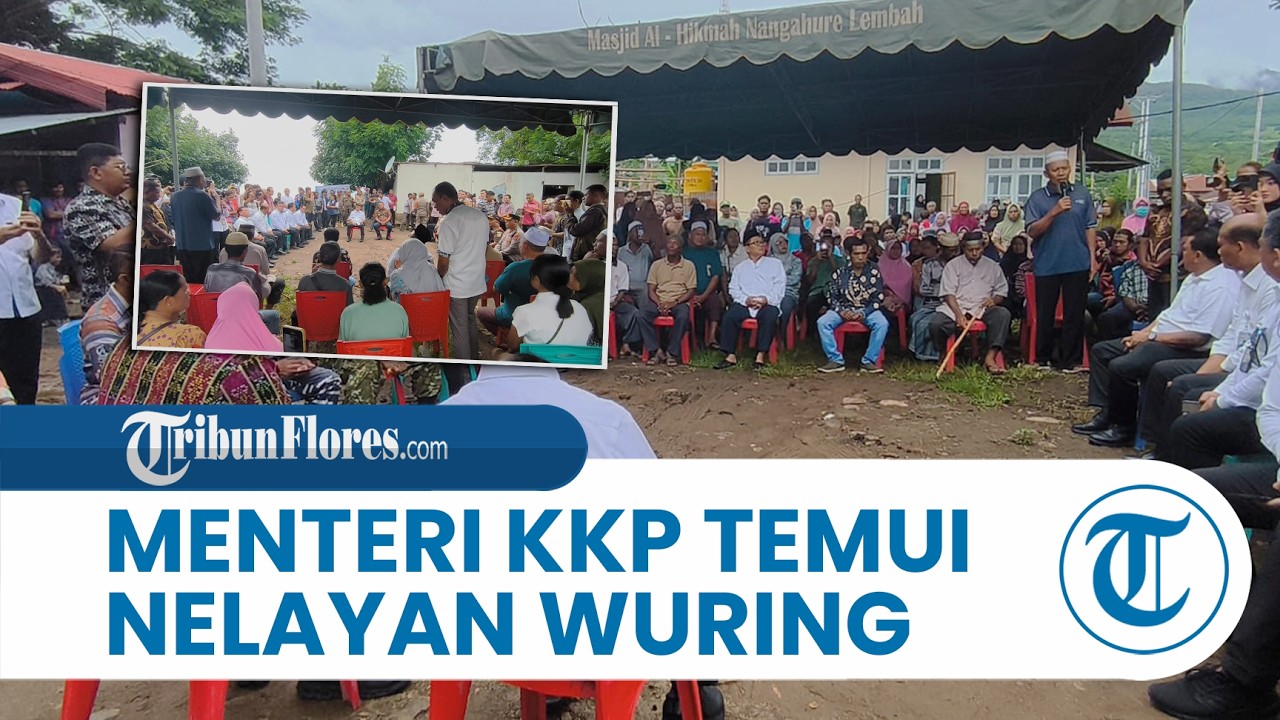 Dialog dengan Nelayan Wuring Sikka, Menteri KKP Janjikan Pabrik Es dan Bantuan Kapal