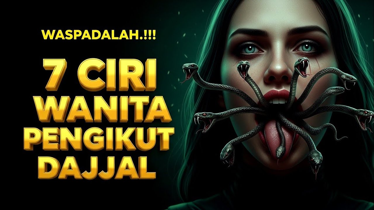 NGERI !! INILAH 7 Ciri Ciri Wanita Pengikut DAJJAL Dalam Islam | Jangan Sampai Kamu Salah Satunya
