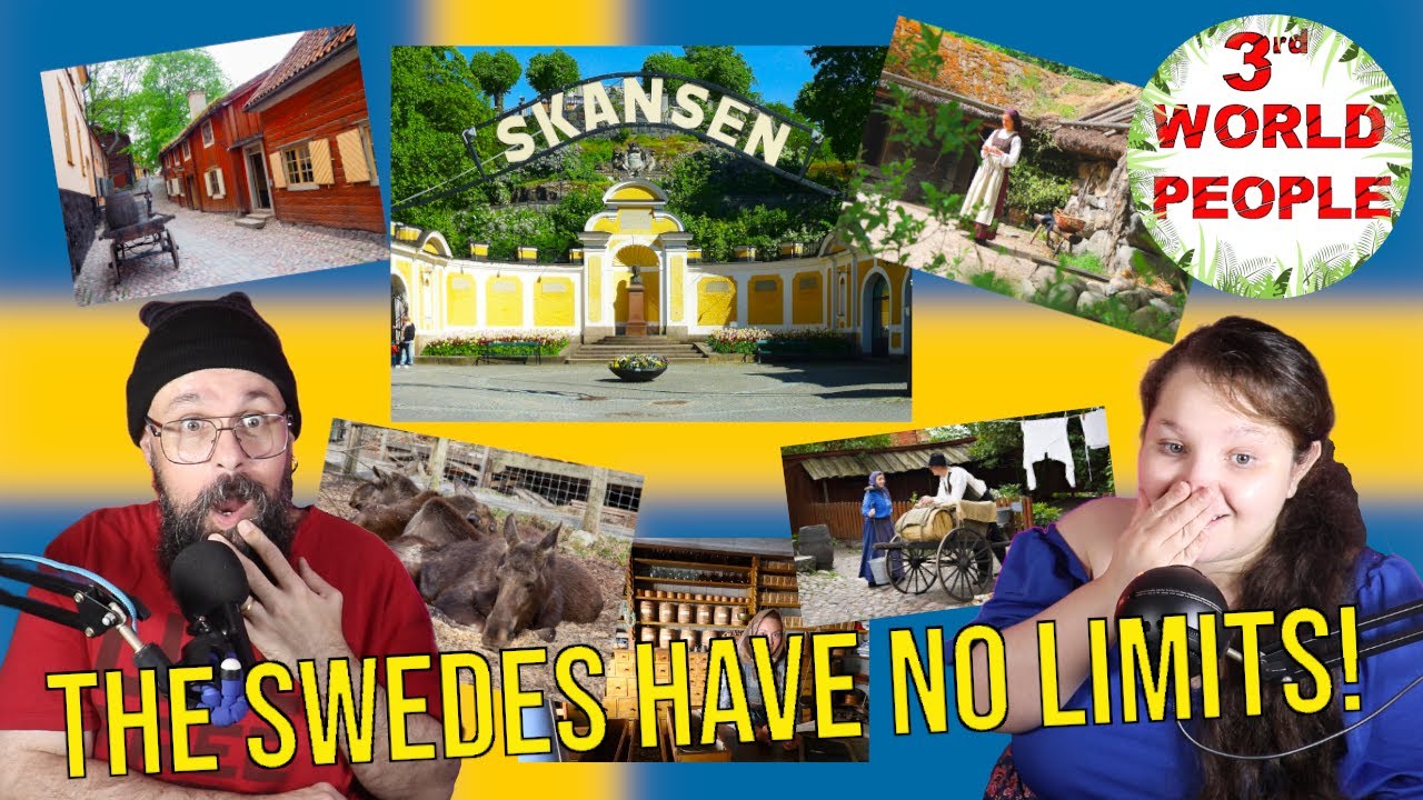 3rd WORLD PEOPLE DISCOVER THE SKANSEN MUSEUM IN STOCKHOLM | SWEDEN REACTION