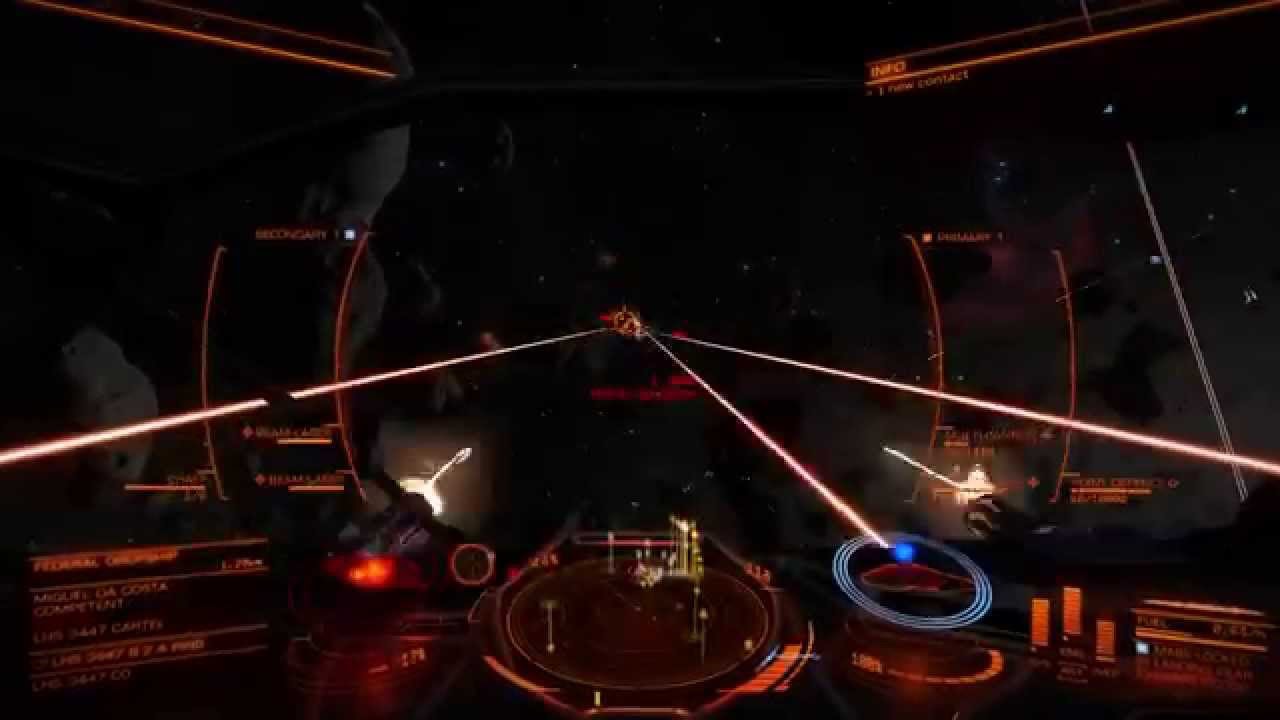 Elite: Dangerous - Night time RES battle