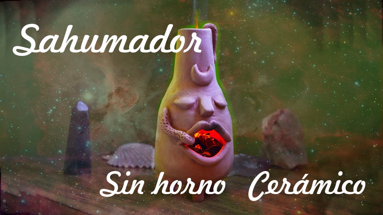 Sahumador de cerámica, sin horno!!