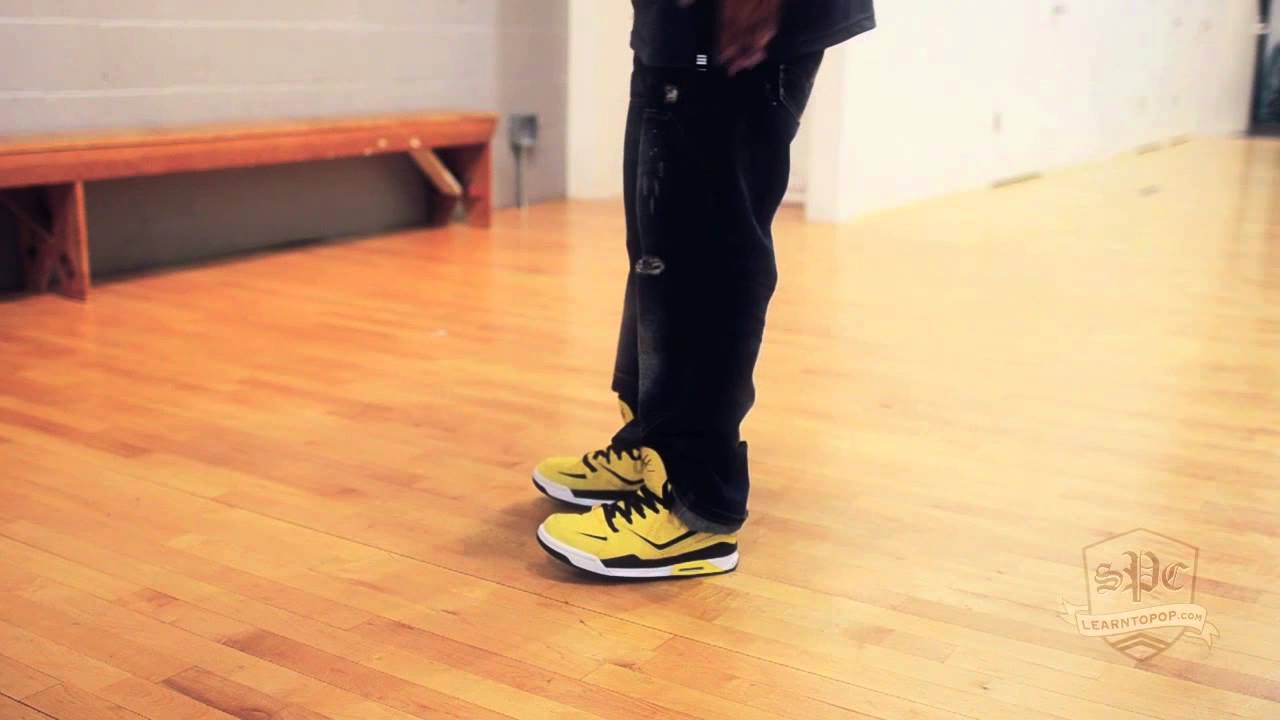 Learntopop.com Popping Lesson 3- Basic Footwork
