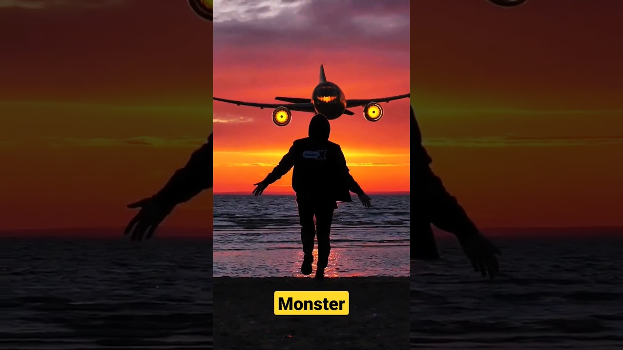 Monster Plane | #shorts #youtubeshorts #anime #monster