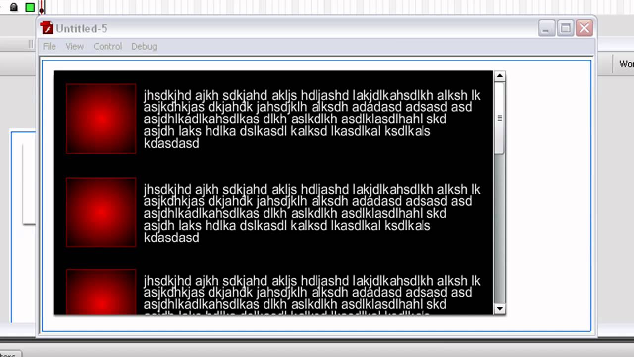 Flash AS3 ScrollPane Component Tutorial: Scrolling Custom Movieclips