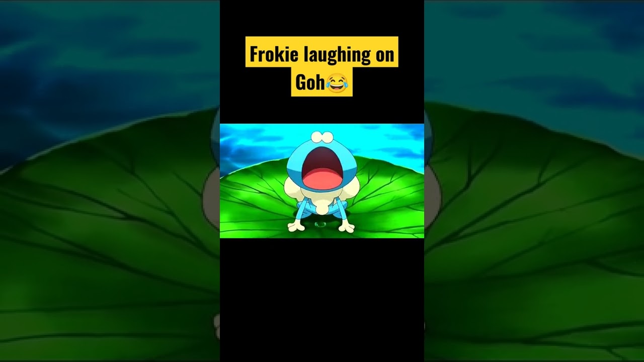 Froakie laughing on Goh 😂 || Pokemon journey episode 103 || #shorts #pokemon #goh