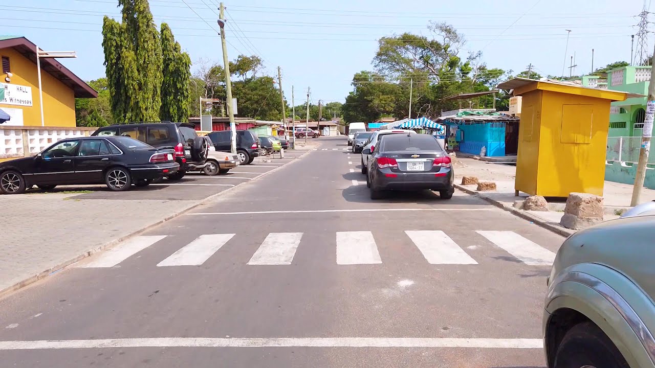 4K WALK THROUGH TEMA COMMUNITY 4 ACCRA GHANA AFRICAN WALK VIDEOS