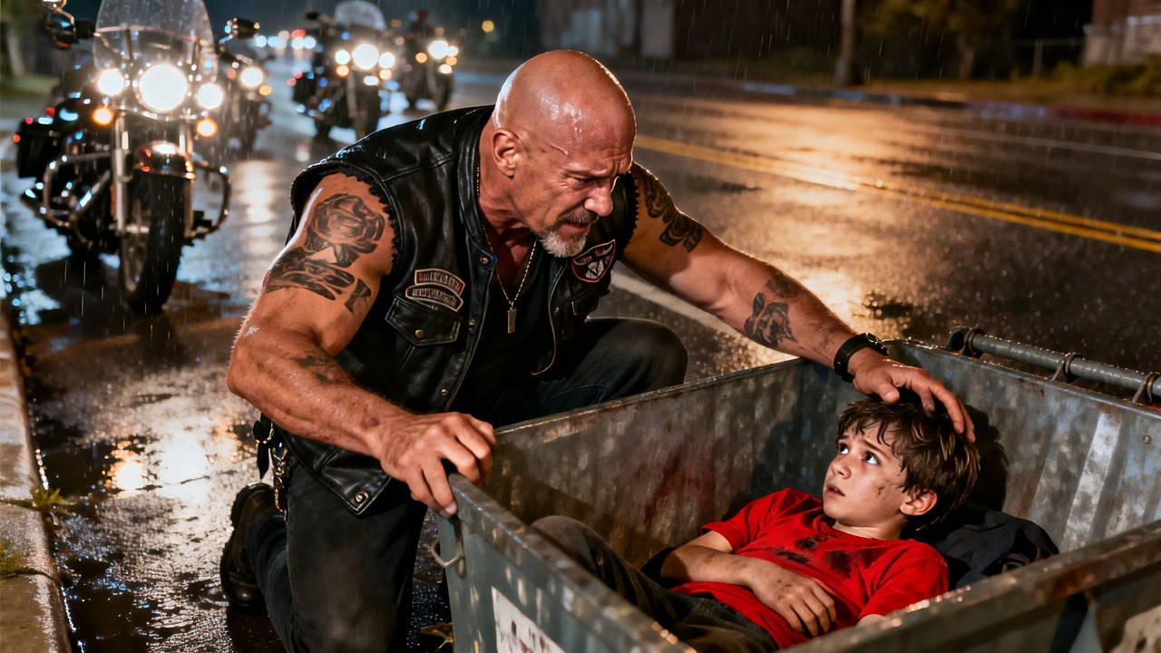 They Discovered Him Asleep in Dumpster—What 75 Hells Angels Did Next Moved the Entire City to Tears