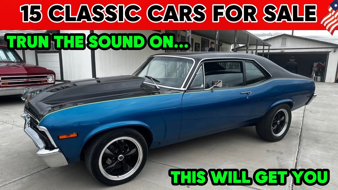 OMG! 15 Classic Cars for Sale CHEAP You WON'T Believe🚗