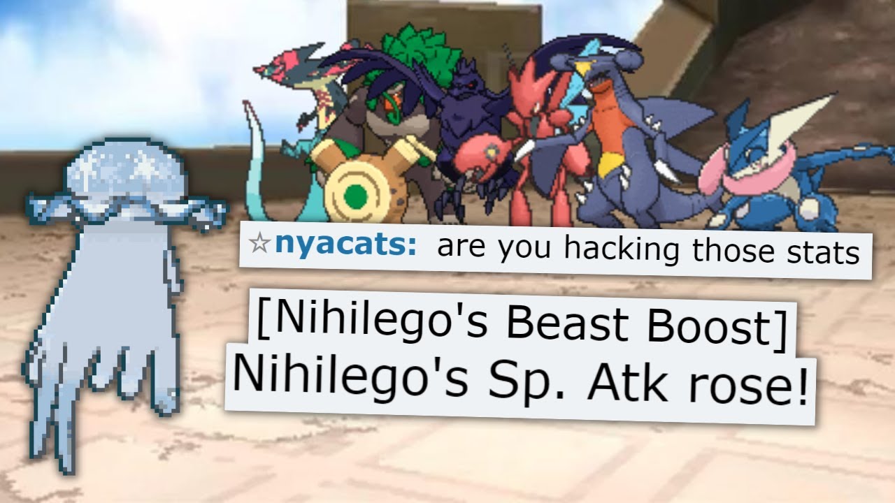 Beast Boost Nihilego (pokemon showdown SWEEP)