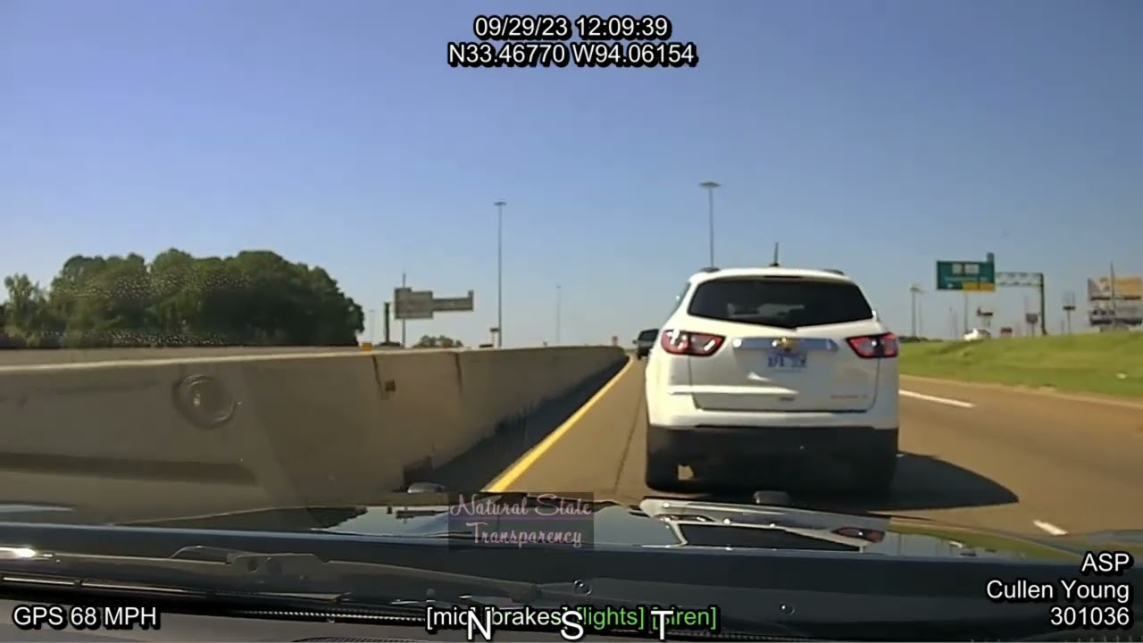 Pursuit Interstate 30 Texarkana Bowie Co Texas Arkansas State Police Troop G, Traffic Series Ep. 581
