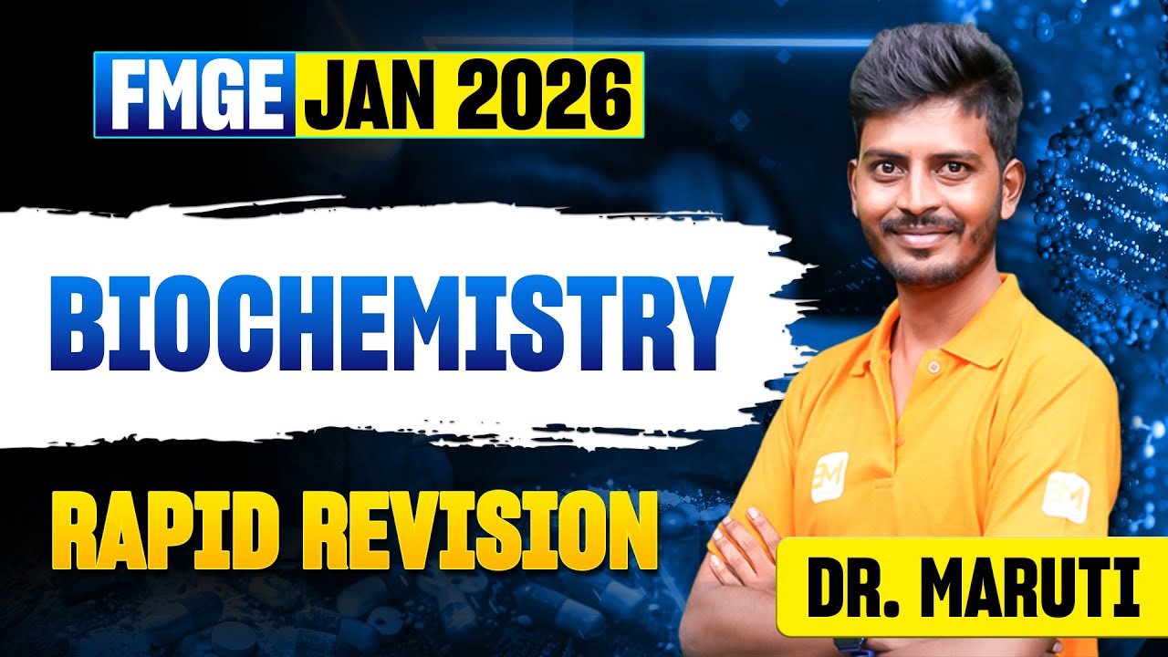 FMG 2026 Biochemistry High-Yield Questions | Dr. Maruthi | Meduhub FMGE