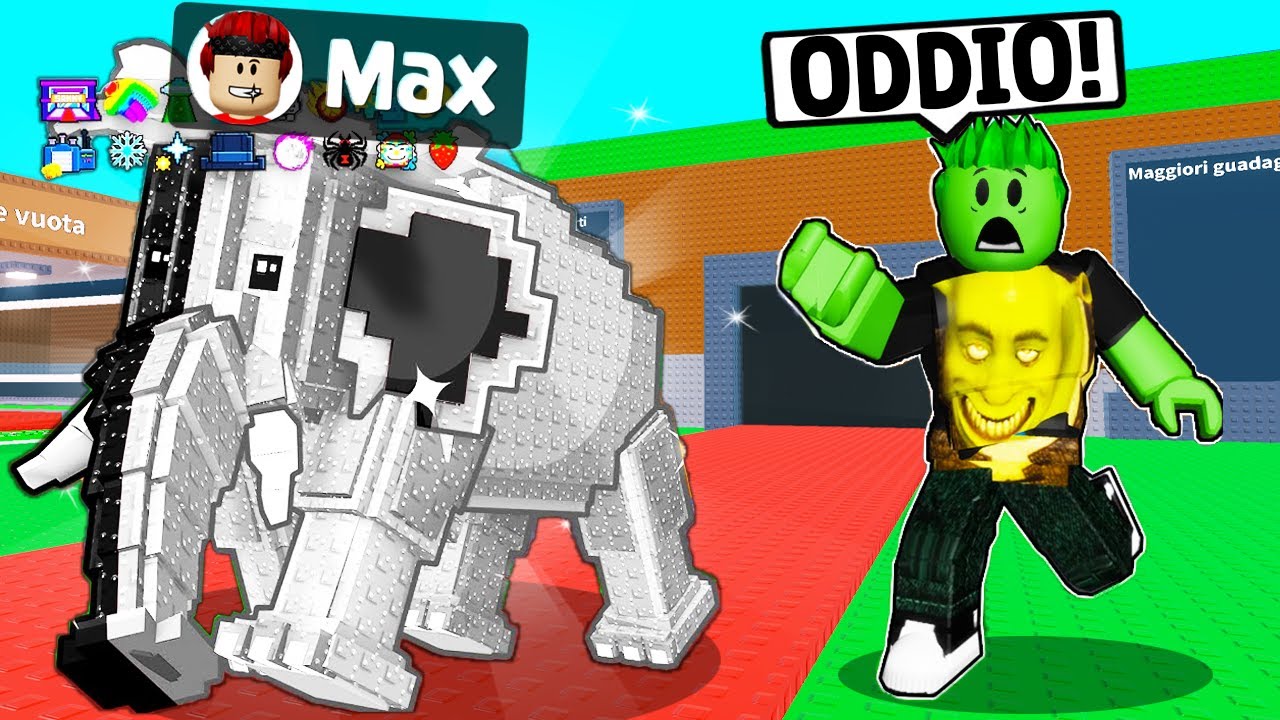 MI SONO FINTO UNO STRAWBERRY ELEPHANT YIN E YANG E HO TROLLATO GIGINO su ROBLOX STEAL A BRIANROT!
