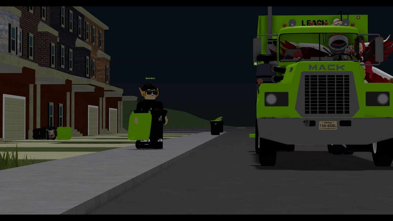 Roblox GFL Enviromental Mack R LEACH On recycling. and also messing around LOL