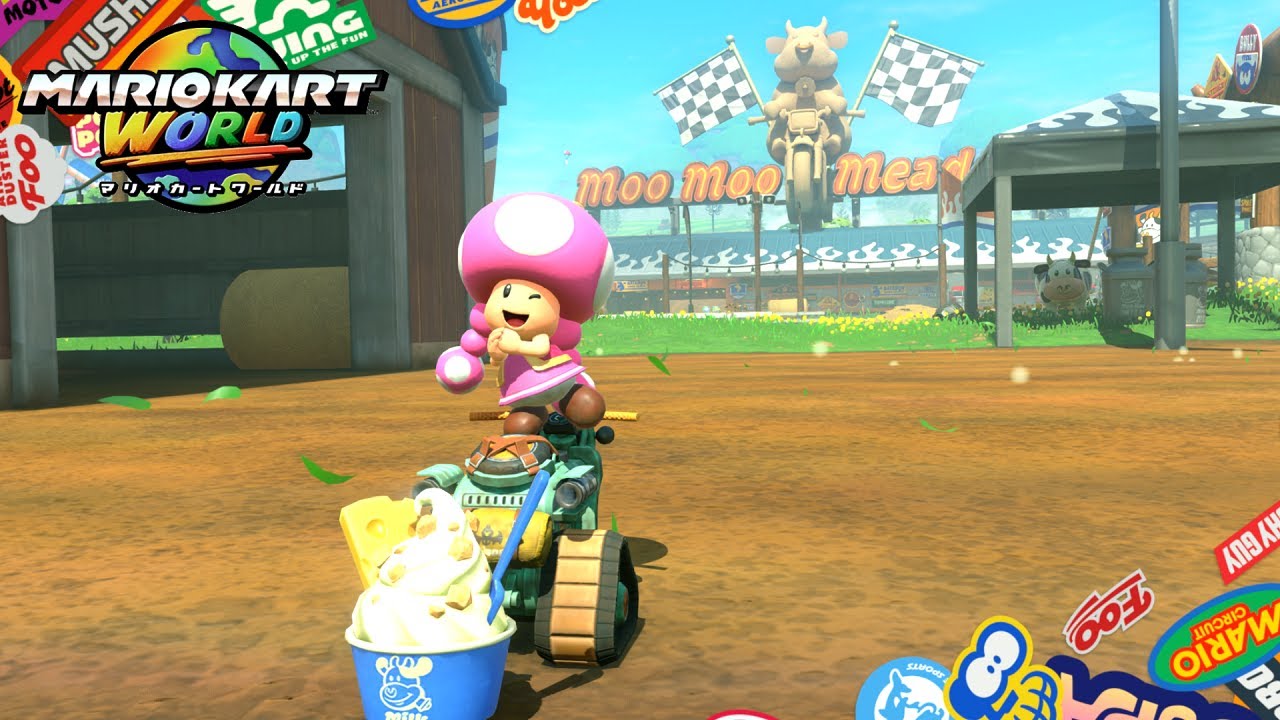 【MARIOKART WORLD】牛さんに狙われるピコ【マリオカート ワールド サバイバル】