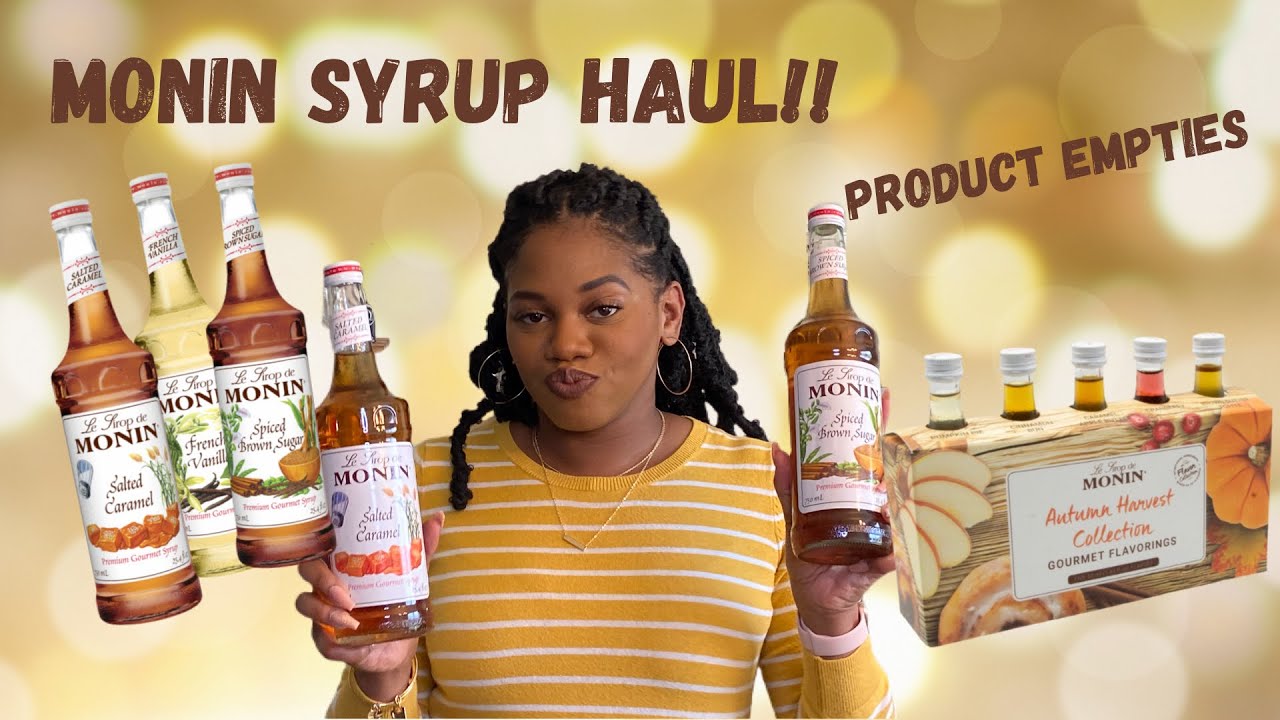 Mini Monin Syrup Haul | Product Empties | New Recipe
