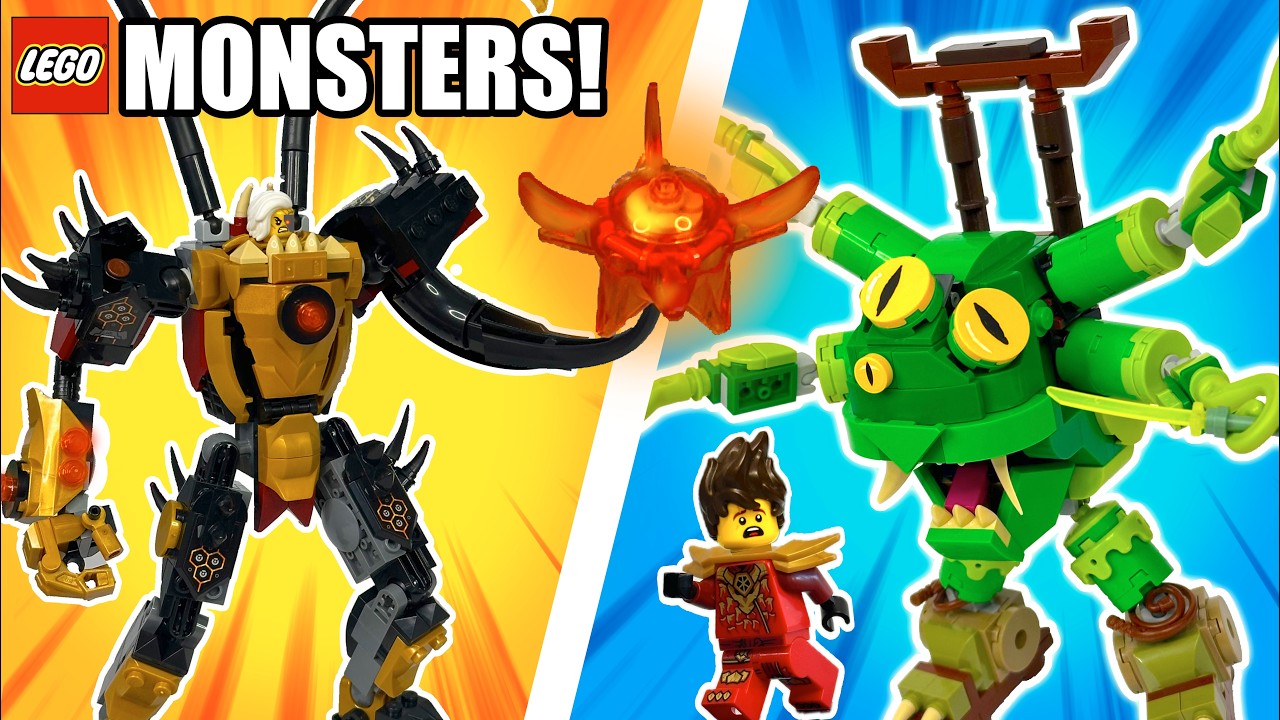 Я построил LEGO-МОНСТРОВ из NINJAGO: Восстание драконов (4 сезон)...