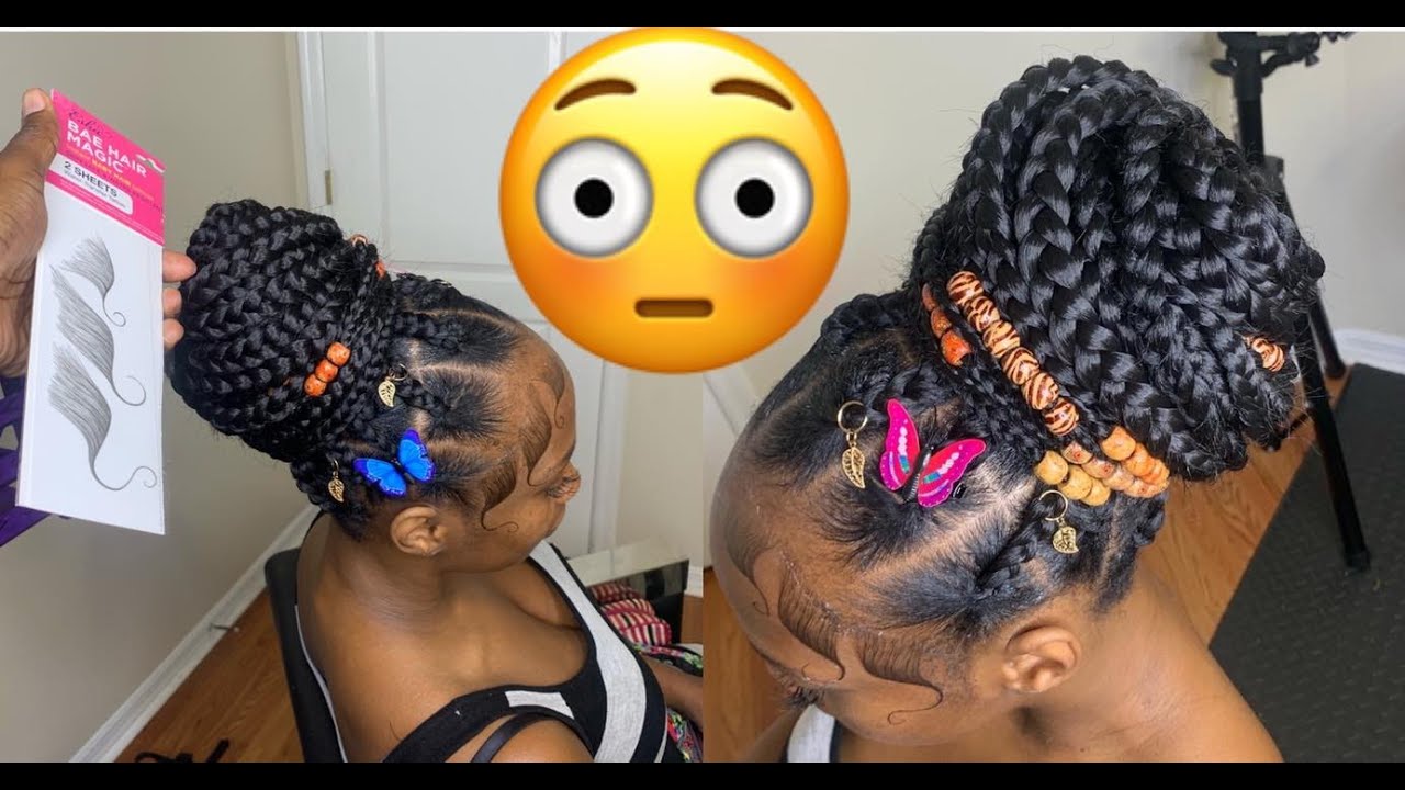 #514. NO EDGES ? NO PROBLEM! GET EDGES IN 10 seconds ; JANET COLLECTION INSTANT BABY HAIR TATTOOS