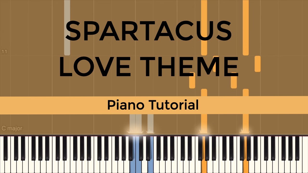 Spartacus Love Theme - Piano Tutorial