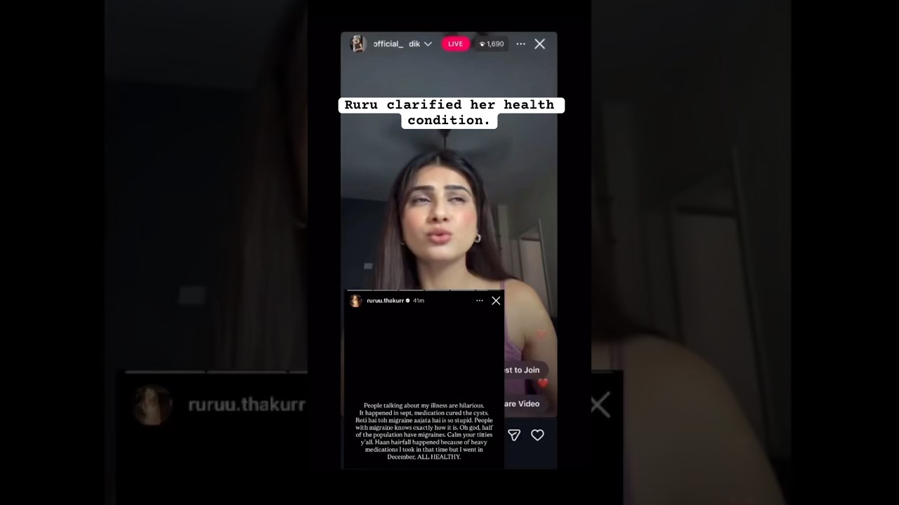 Ruru clarified her health condition. #splitsvilla16 #diksha #ruru#yogesh #trending #viral#instagram