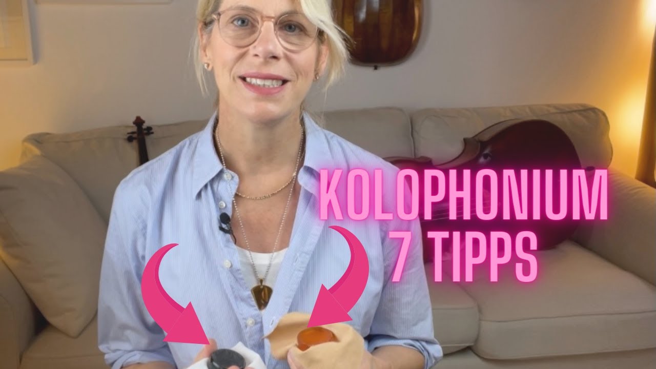 Kolophonium auftragen💖 7 Tipps f&uuml;r Geige, Bratsche und Cello