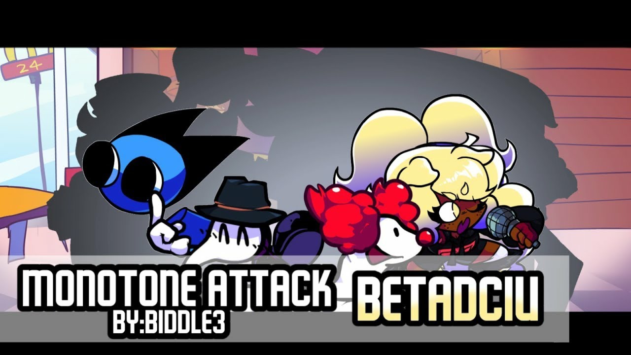 Monotone Attack; But Every Turn a Different Character Sing It 🎶|FNF Covers [Betadciu#64]