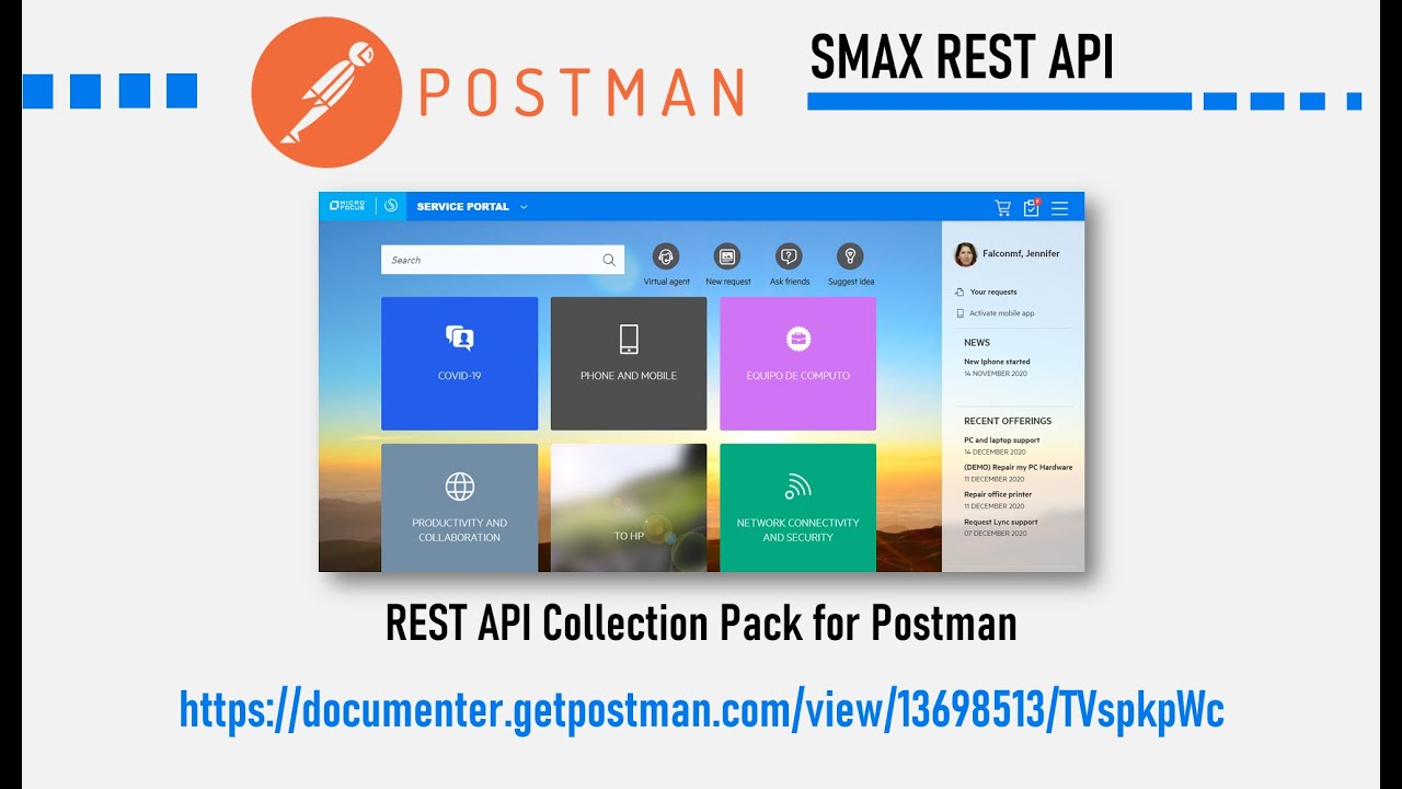 Explore SMAX REST API using Postman no outro