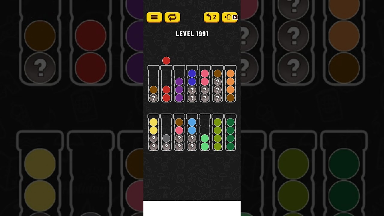Ball sort level 1991