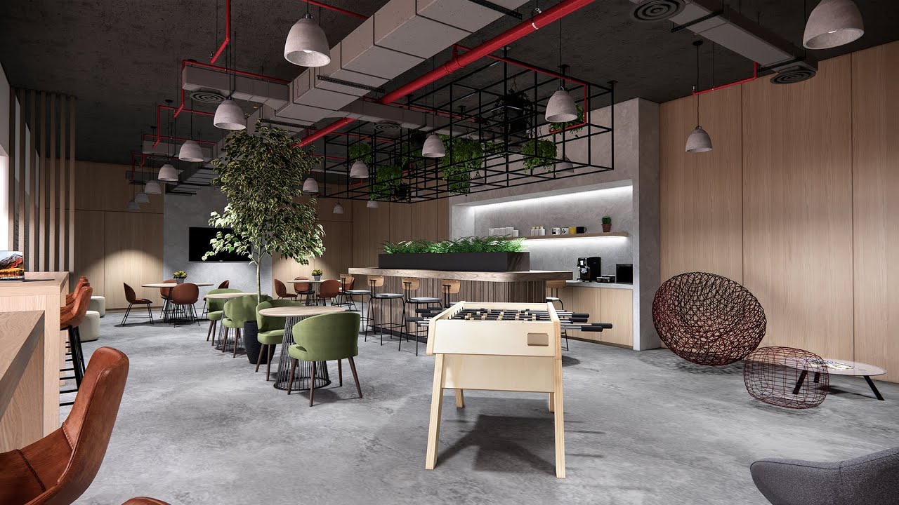 3D WALKTHROUGH ANIMATION/ EXTENSION OFFICE TOUR #02