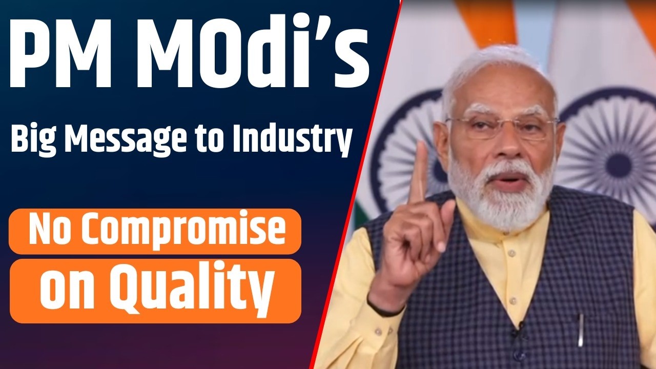 Global Trade Growth: PM Modi Calls for World-Class Quality Standards