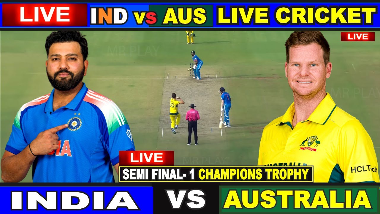 🔴Live: IND vs AUS, 1st Semi-Final | Live Scores & Commentary | India vs Australia | 1st Innings