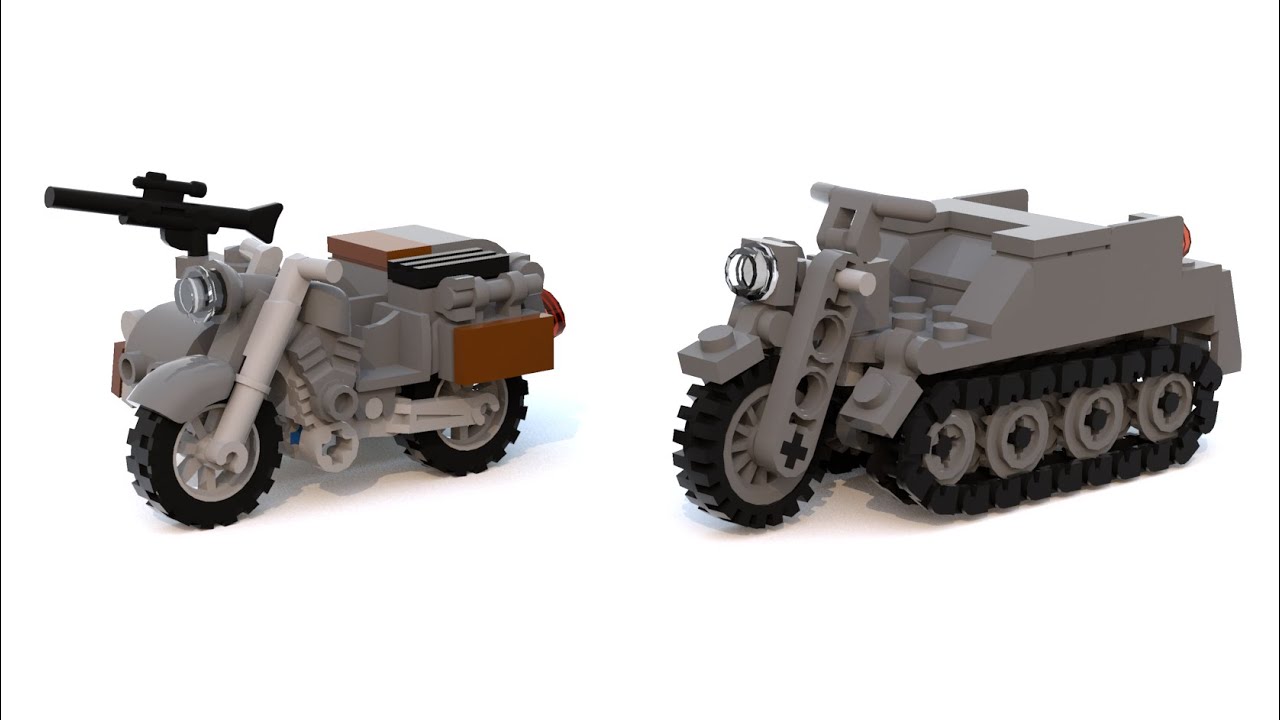 BMW R75 German sidecar & Kettenkrad