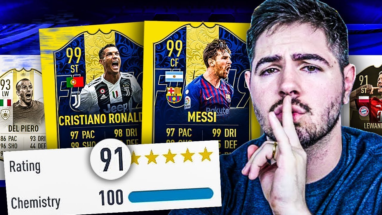 CR7 99 + MESSI 99!!! E 4 ICONS NO FUT DRAFT COM OVER ABSURDO!