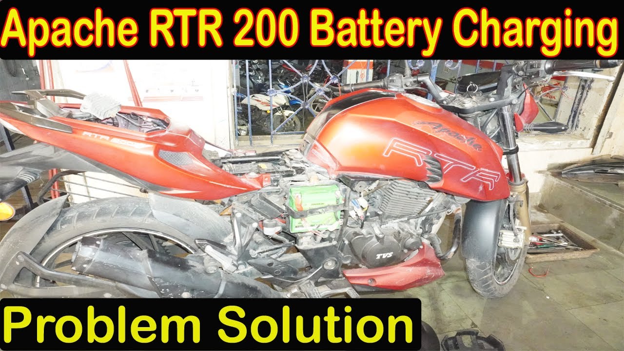 Apache Rtr 200 Battery Charging Problem Solution, Rtr 200 battery not charging