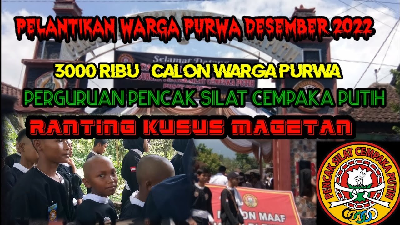 PELANTIKAN PERGURUAN PSCP DESEMBER 2022..(3000)  CALON WARGA GEDUNG SAMPEK NGAK MUAT@perguruanpscp