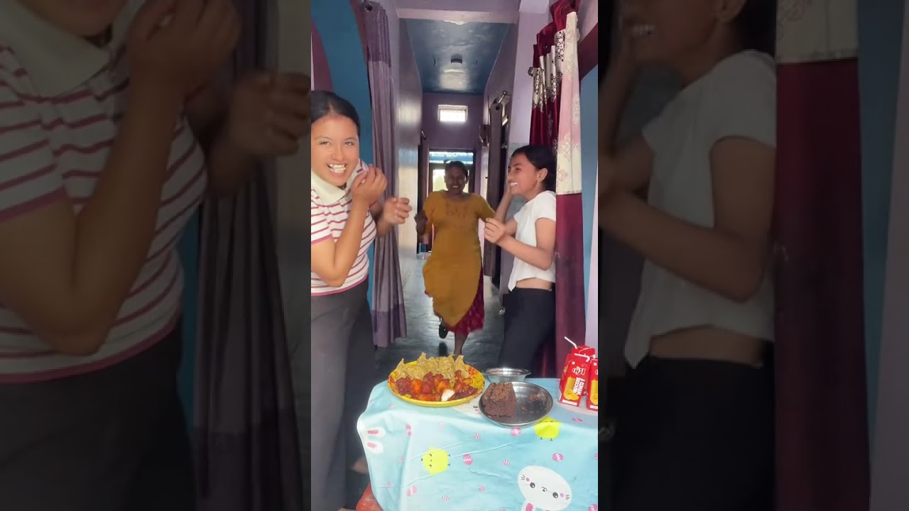 Funny challenge with my sister's 😂 #challenge #comedy 