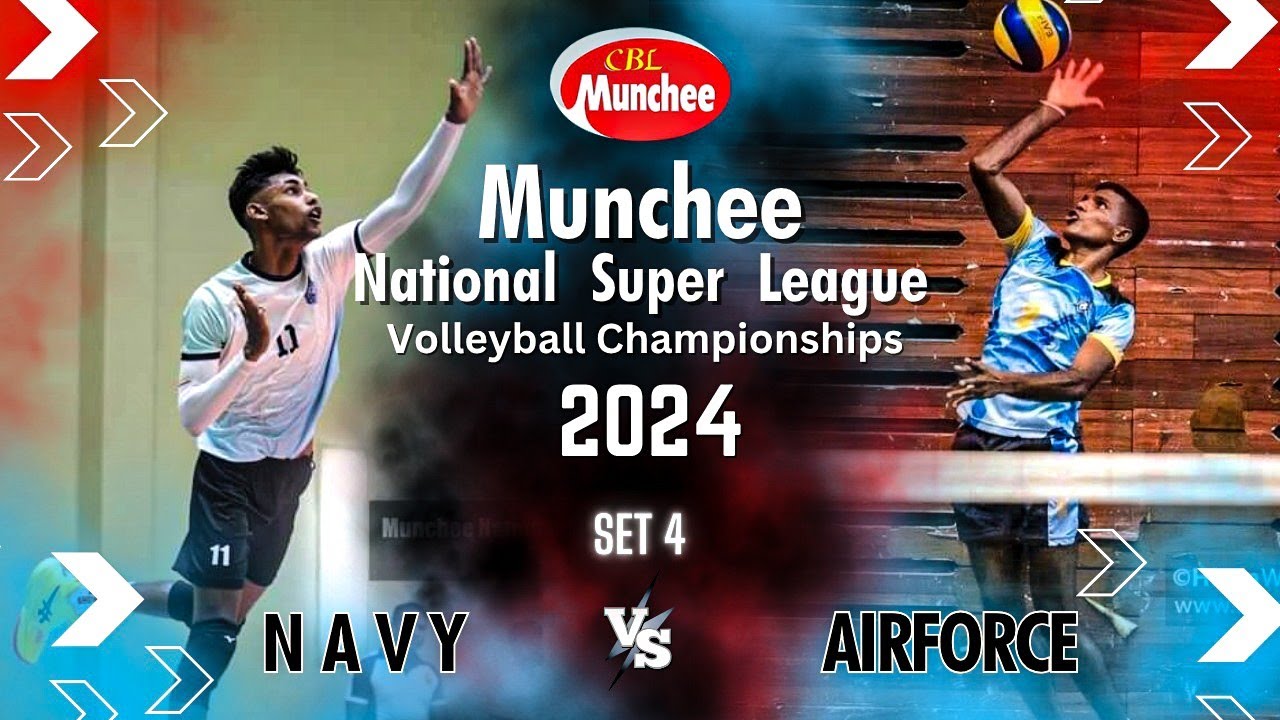 Unbelievable Comeback! Navy Wins Set 4 vs Air Force | Munchee 2024 Volleyball