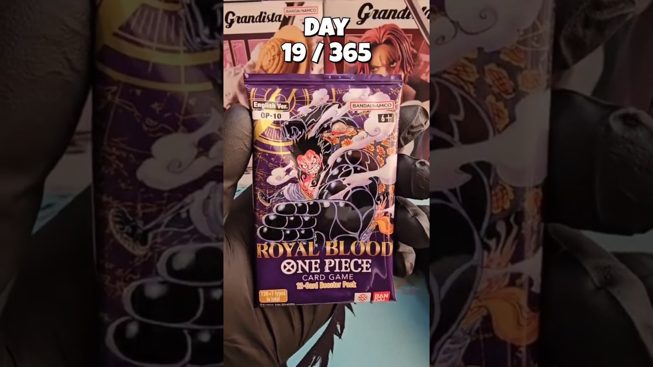 Day 19 of opening a pack of One Piece TCG for an entire year! 