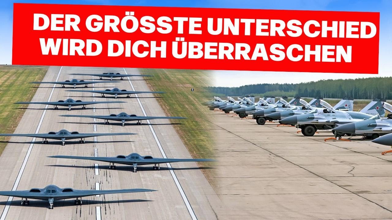 Wie unterscheiden sich USAF und russische Luftwaffe?
