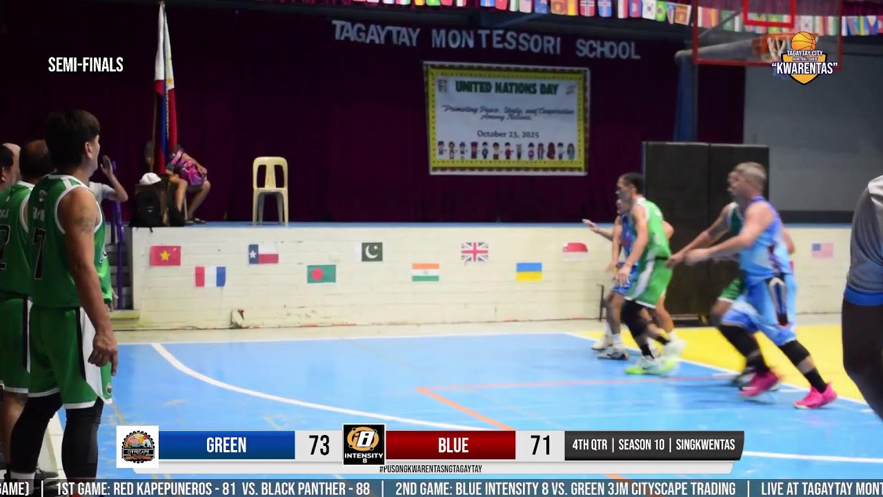 BLUE Intensity 8 vs. GREEN 3JM Cityscape Trading (SEMI-FINALS)