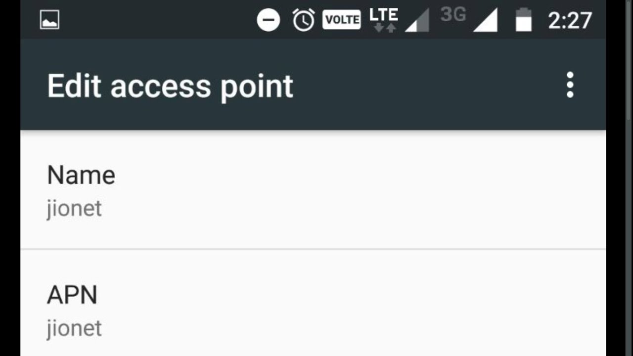 Xiaomi Mi 5 Reliance Jio 4G LTE Sim VoLTE APN Settings