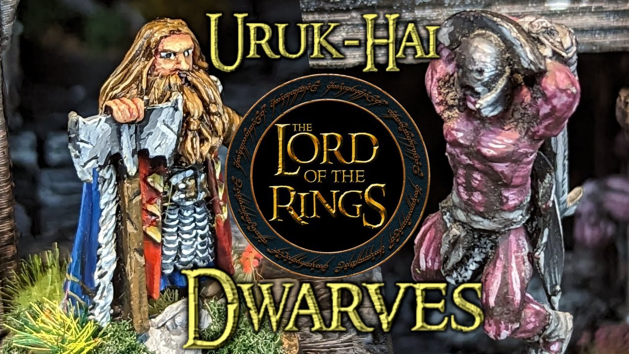 Dwarves Vs Uruk-Hai ~ Middle Earth SBG Battle Report!