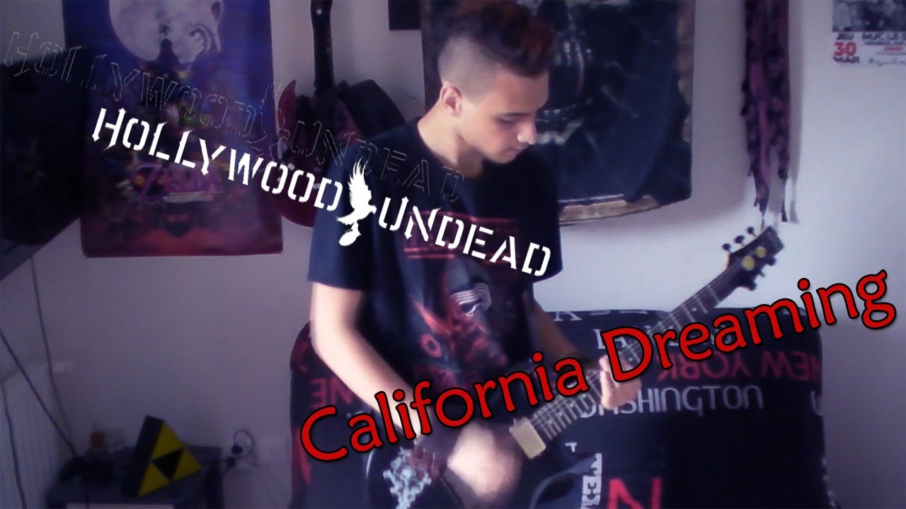 Hollywood Undead - California Dreaming Guitar Cover + Solo Impro