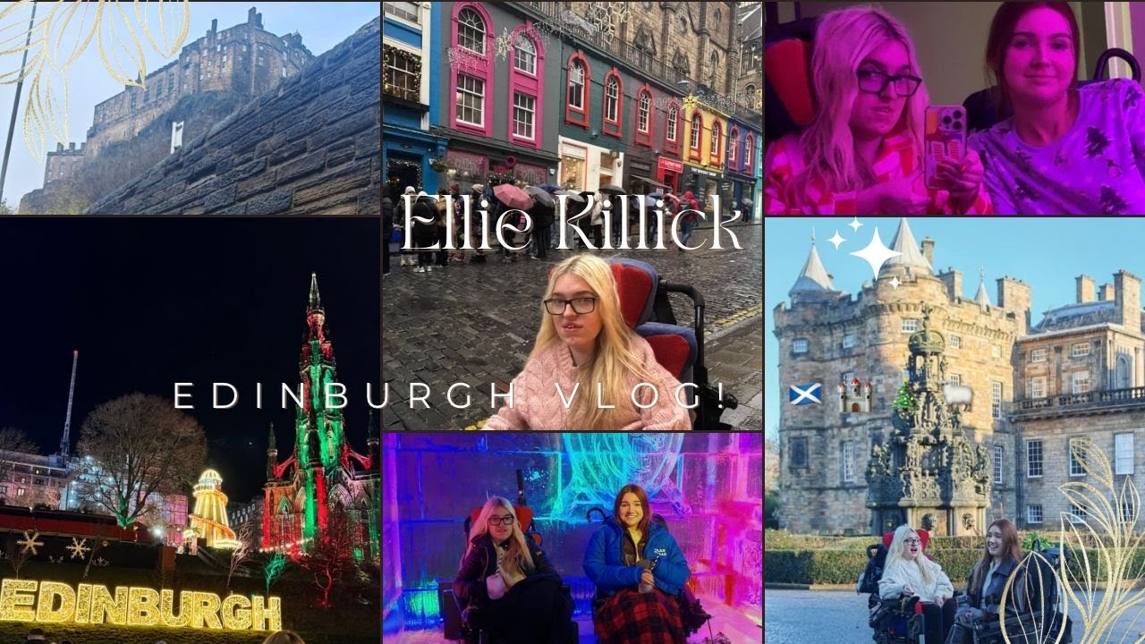 A Wee Festive Trip To Scotland | Edinburgh Vlog 🏴󠁧󠁢󠁳󠁣󠁴󠁿🏰🎄🐑